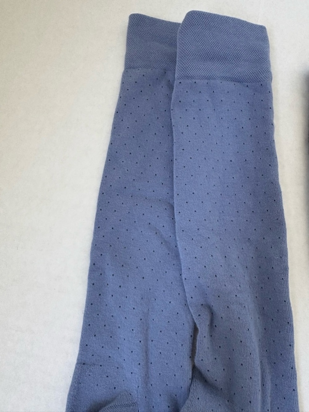 Bombas Men’s Dress Socks L Black Blue Burgundy Over the Calf Dot Knee High - Picture 2 of 8